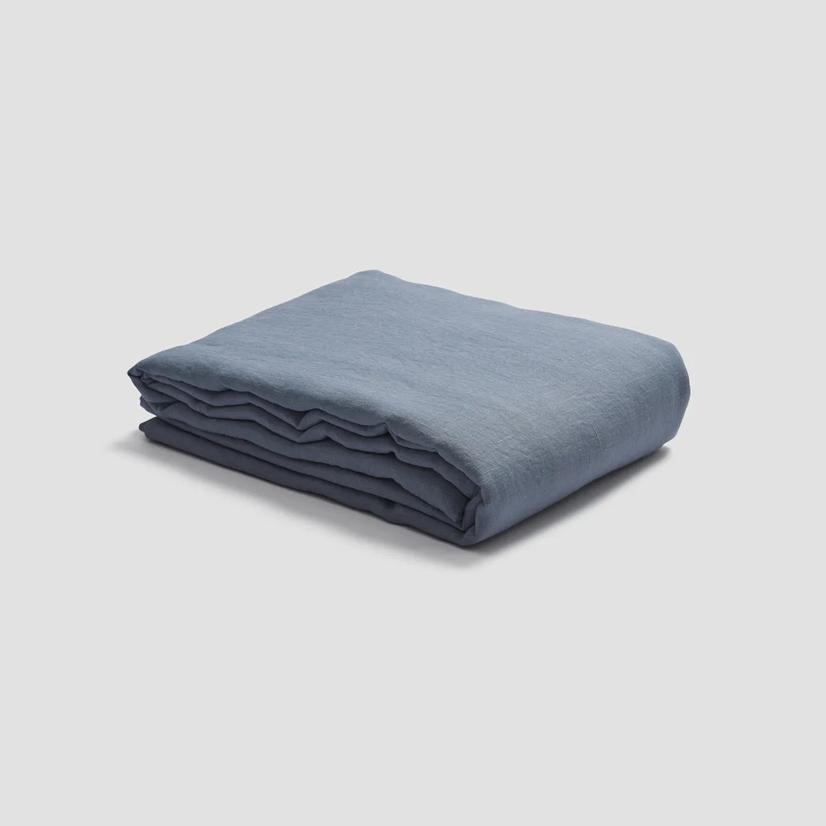 Dusk Blue 100% Linen Duvet Cover