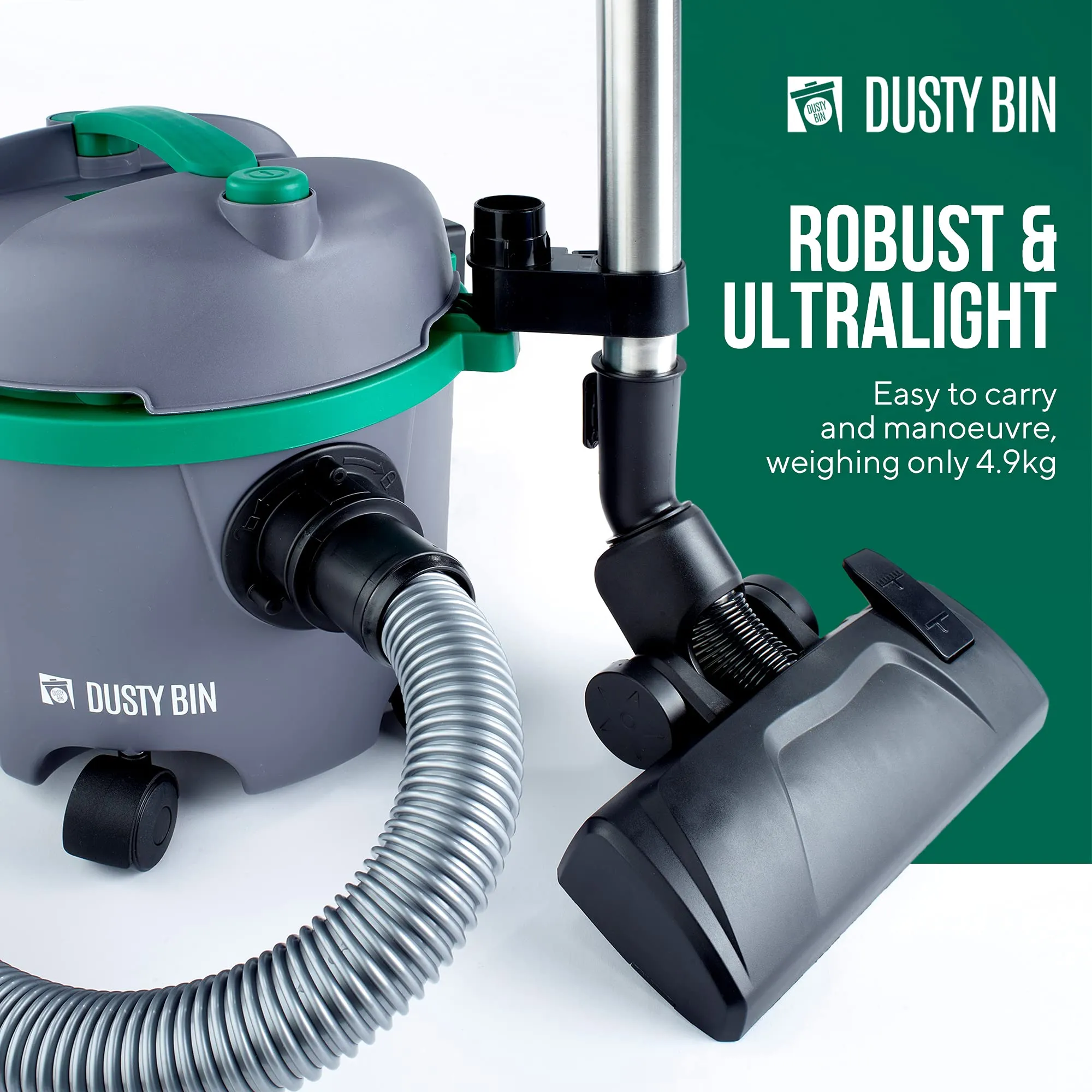 Dusty Bin Bagless Cylinder Vacuum Cleaners (New)