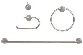 Duval Satin Nickel Bathroom Hardware Set