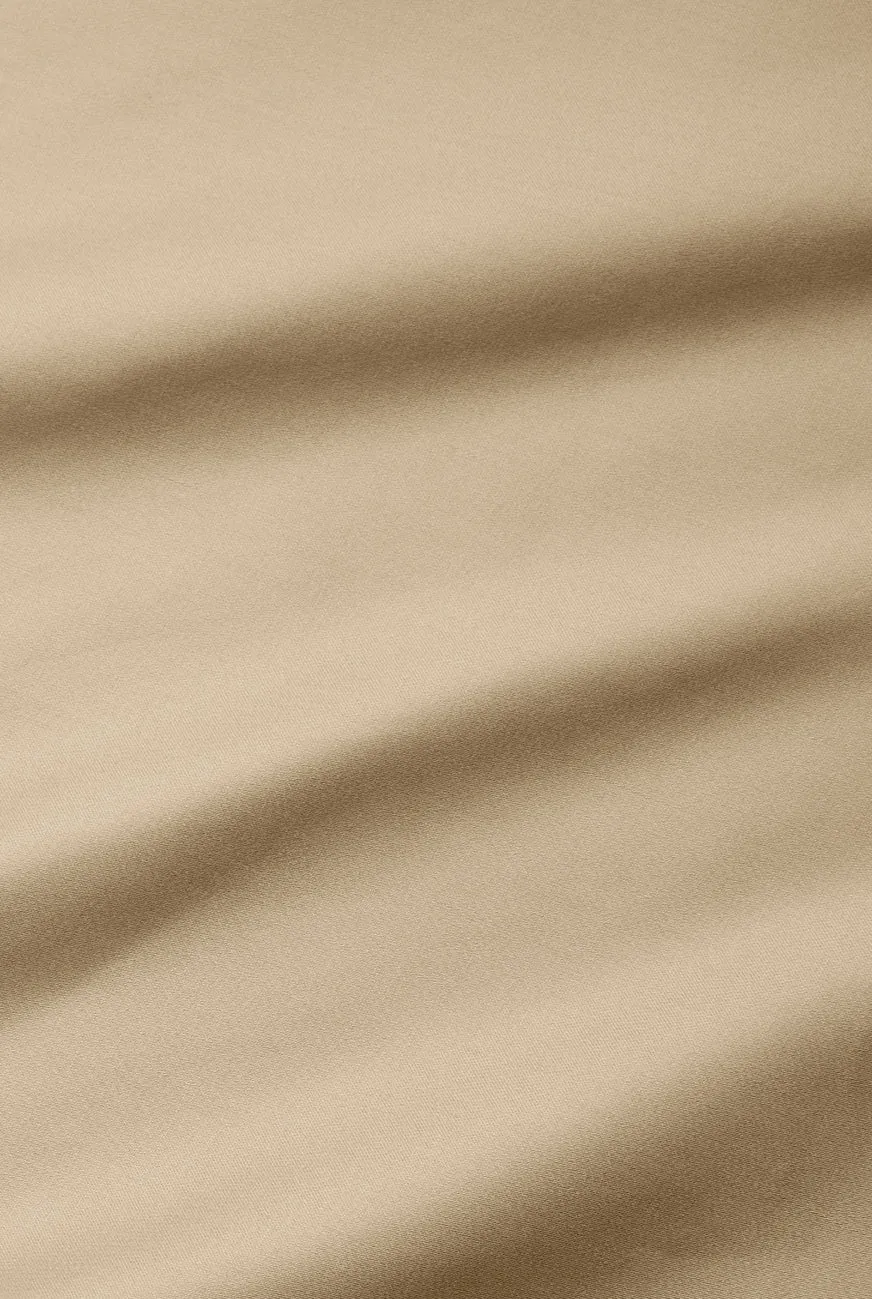 Egyptian Cotton Sateen Bedding in Ocre Color