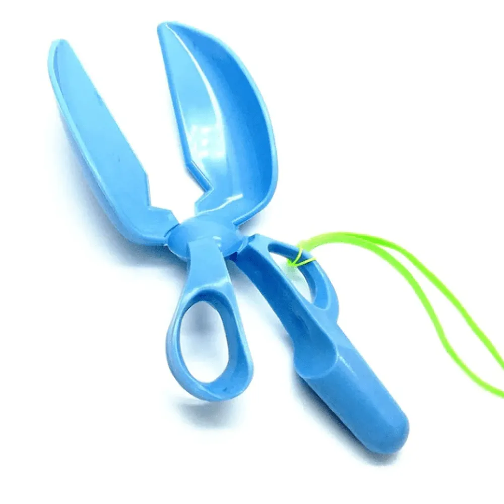 Emily Pets Mini Scissor Scooper for Dogs and Cats (Blue)