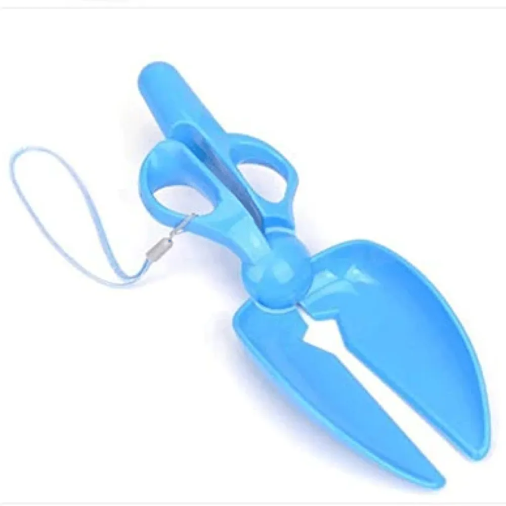 Emily Pets Mini Scissor Scooper for Dogs and Cats (Blue)