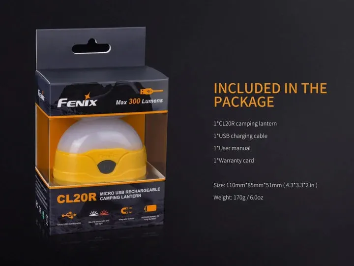 FENIX CL20R USB RECHARGEABLE LANTERN