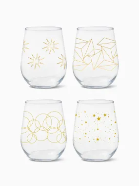 Festive Cheers - RESERVE 16oz Stemless Wine Tritan™ Copolyester Glass