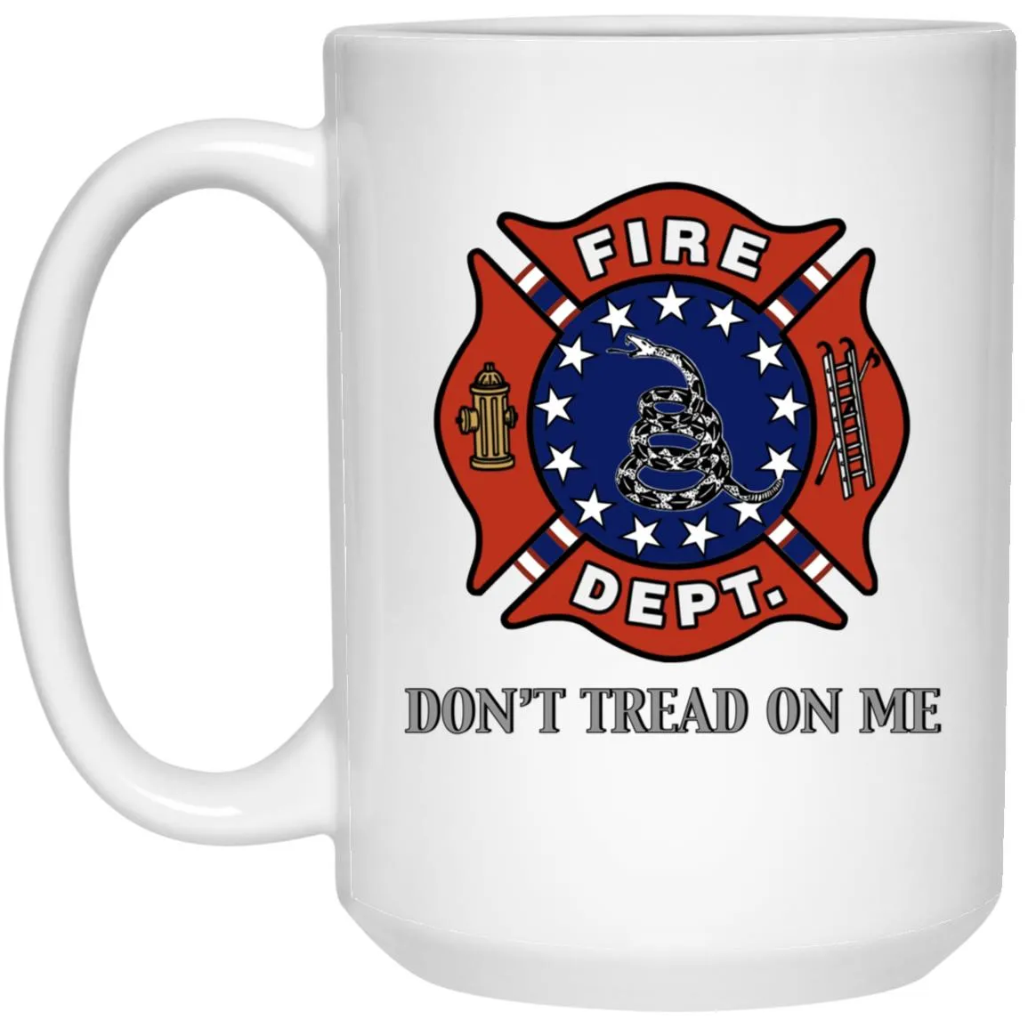 Fireman Freedom 15 oz. White Mug