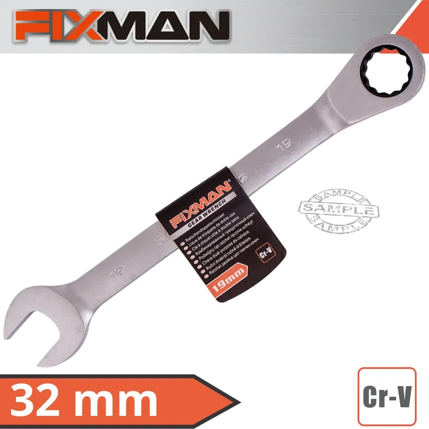 FIXMAN FIXMAN COMBINATION RATCHETING WRENCH 32MM FIX B1324