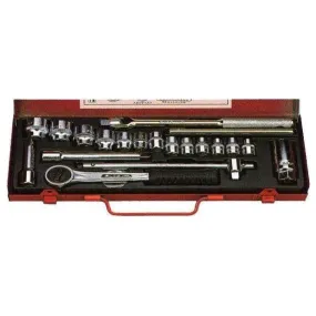 Flag F322M 3/8" Drive Socket Wrench Set Metric (22pcs,6pts)