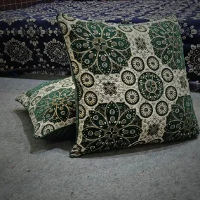 Floor Cushion Cover 2Pcs Set