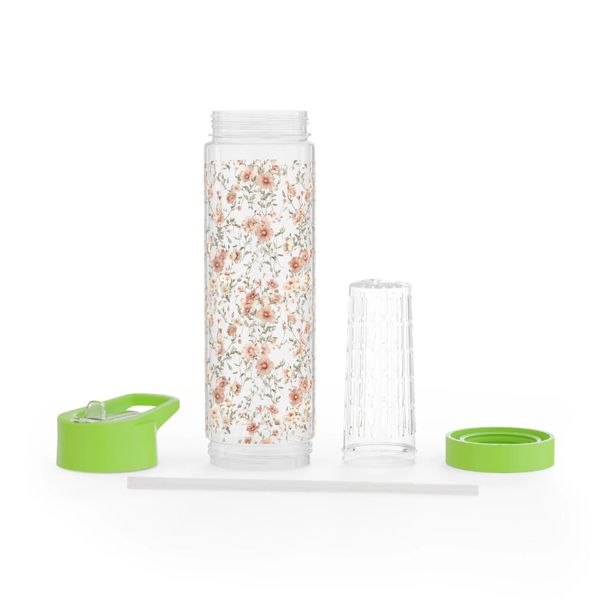 Floral Infuser Water Bottle