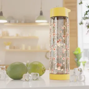 Floral Infuser Water Bottle