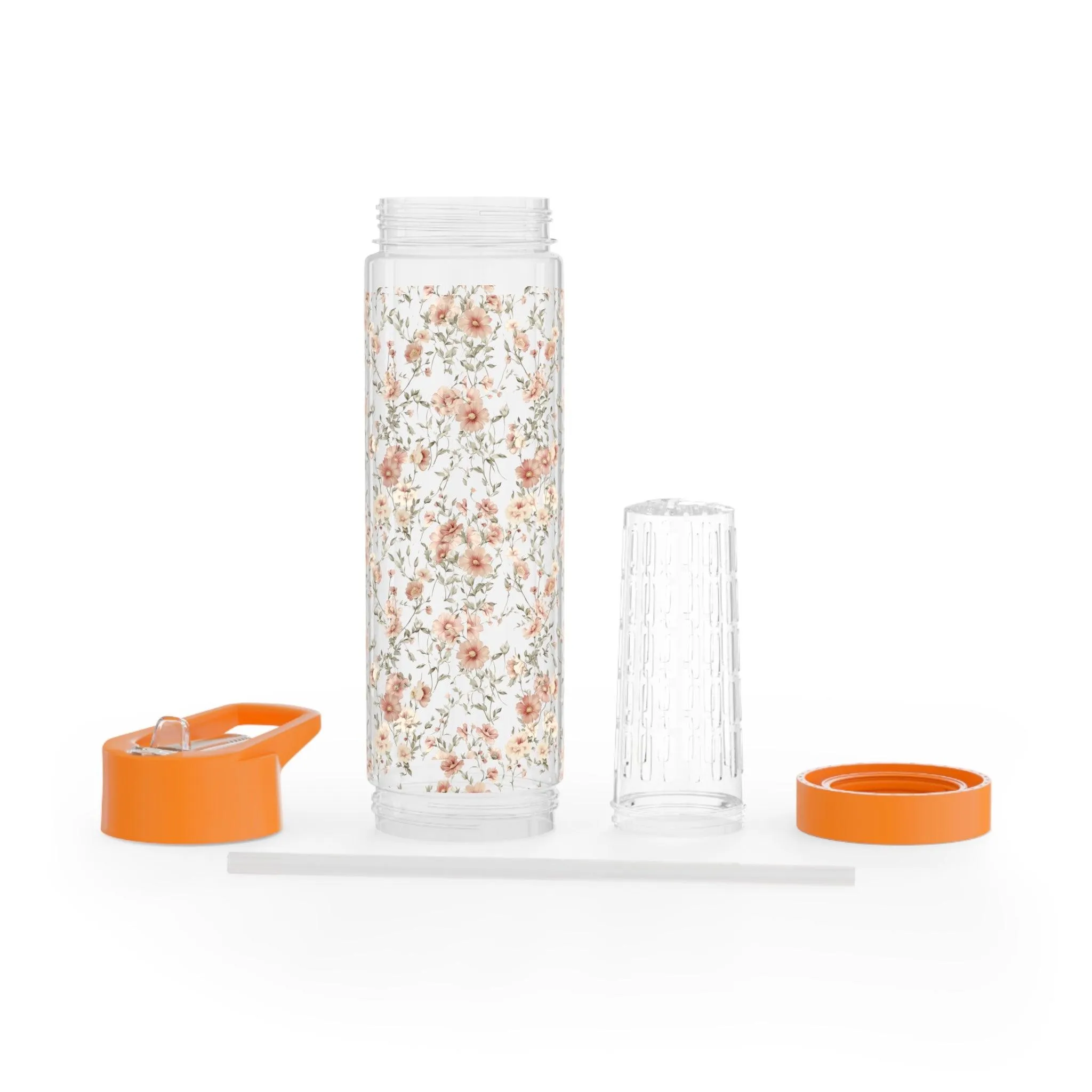 Floral Infuser Water Bottle