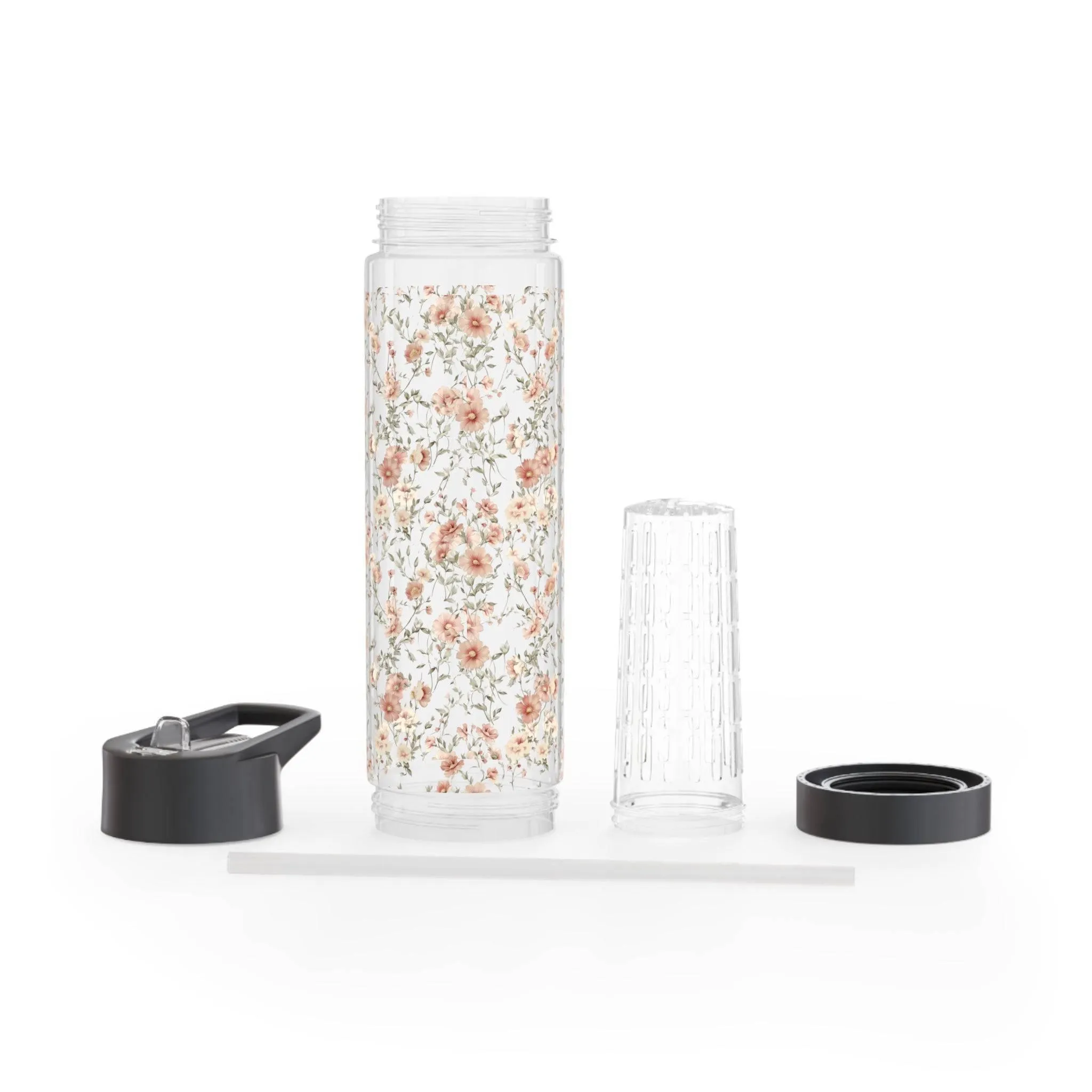 Floral Infuser Water Bottle