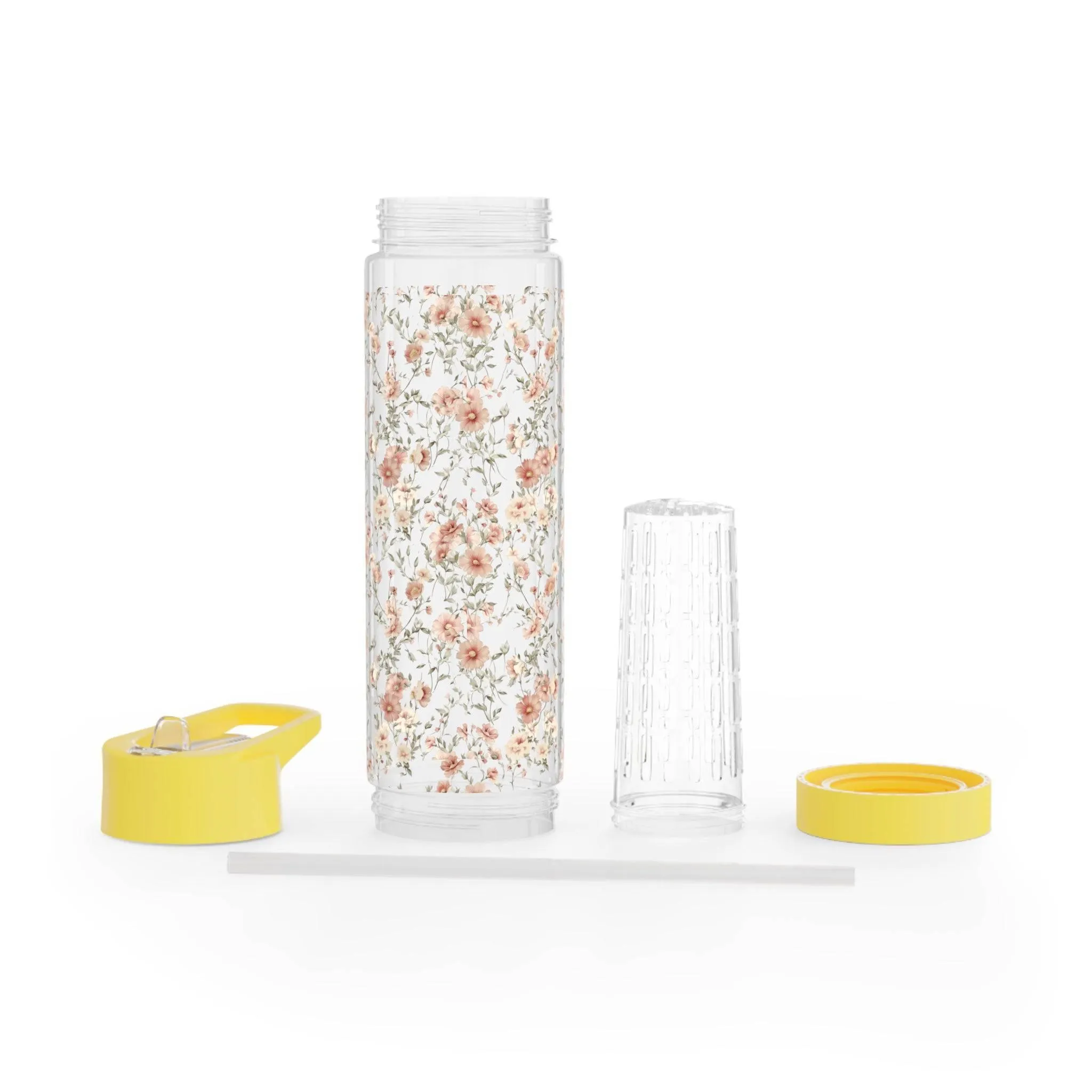 Floral Infuser Water Bottle