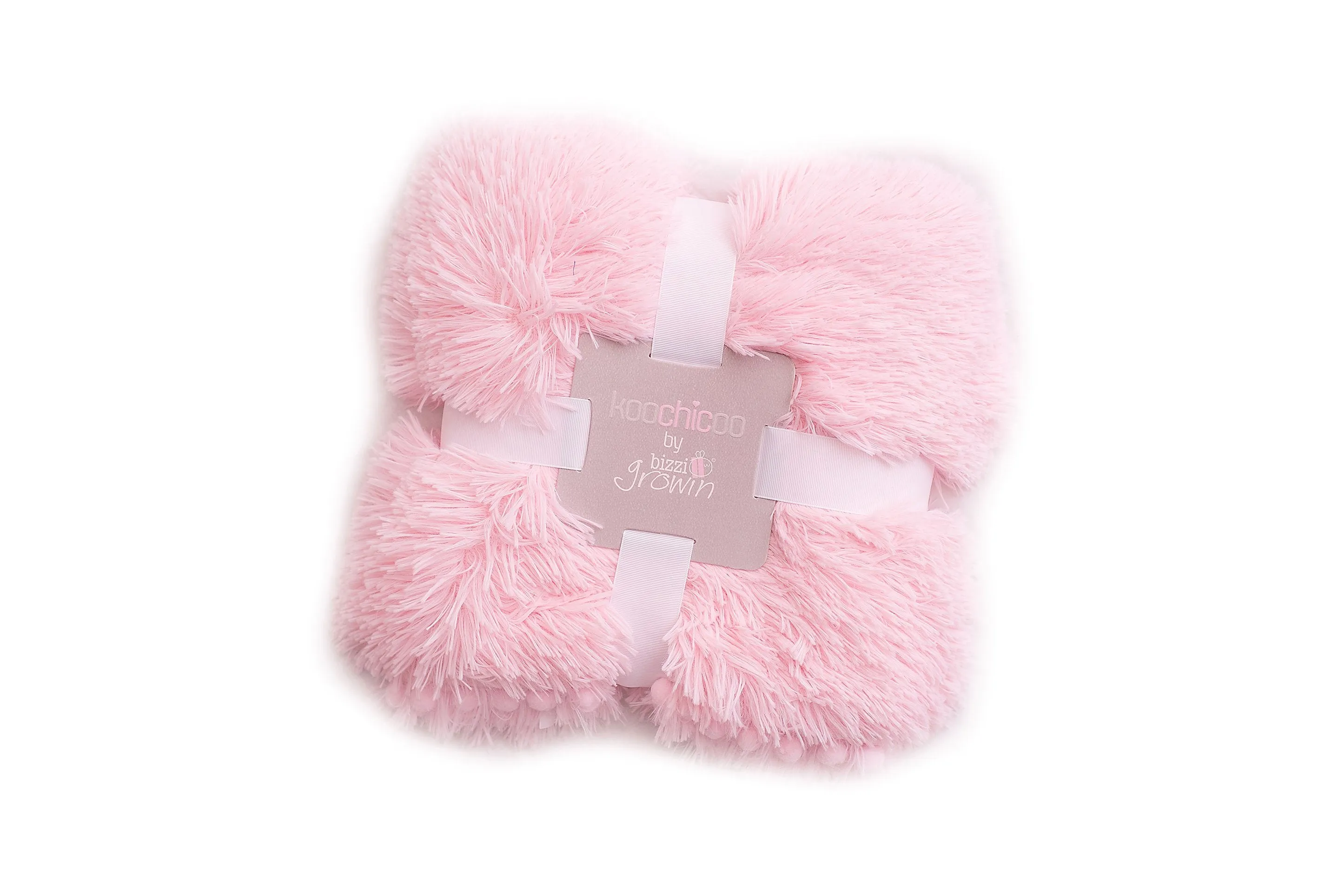 Fluffy Baby Blanket - Blush Pink - Koochicoo™️