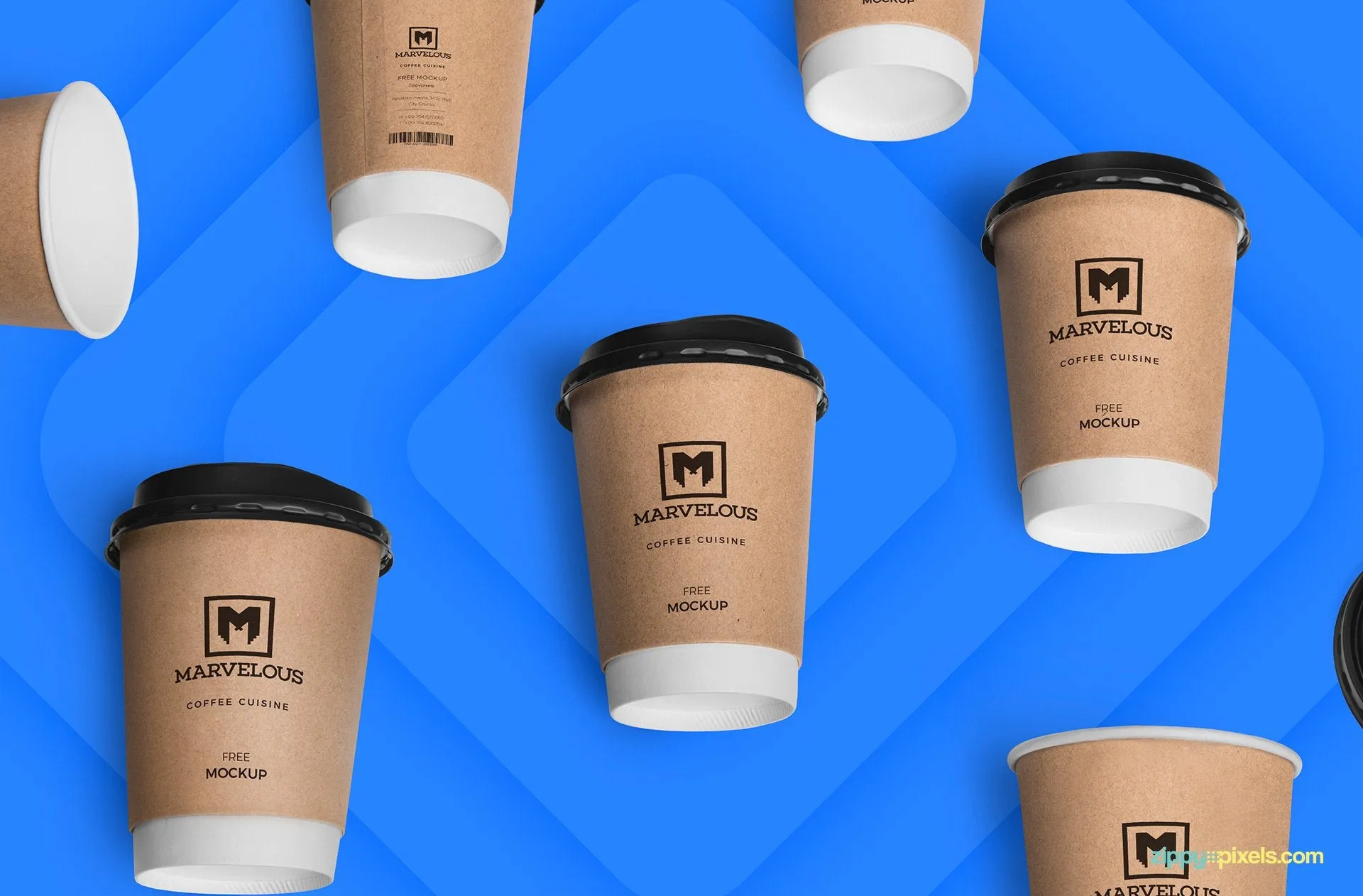 Free Awesome Coffee Cup Mockup