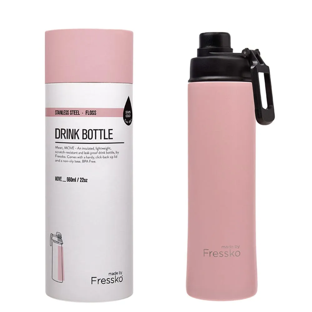 Fressko Insulated Stainless Bottle MOVE 660ml Sip Lid