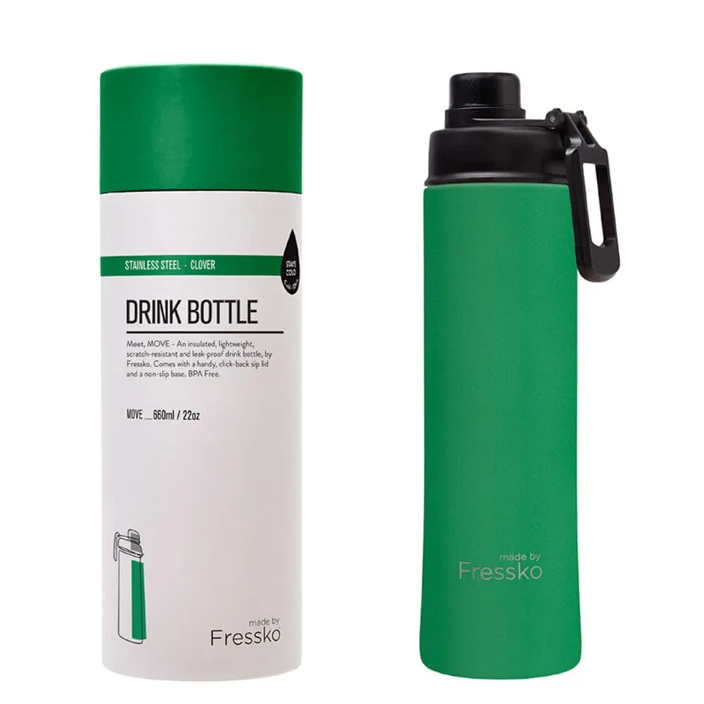 Fressko Insulated Stainless Bottle MOVE 660ml Sip Lid