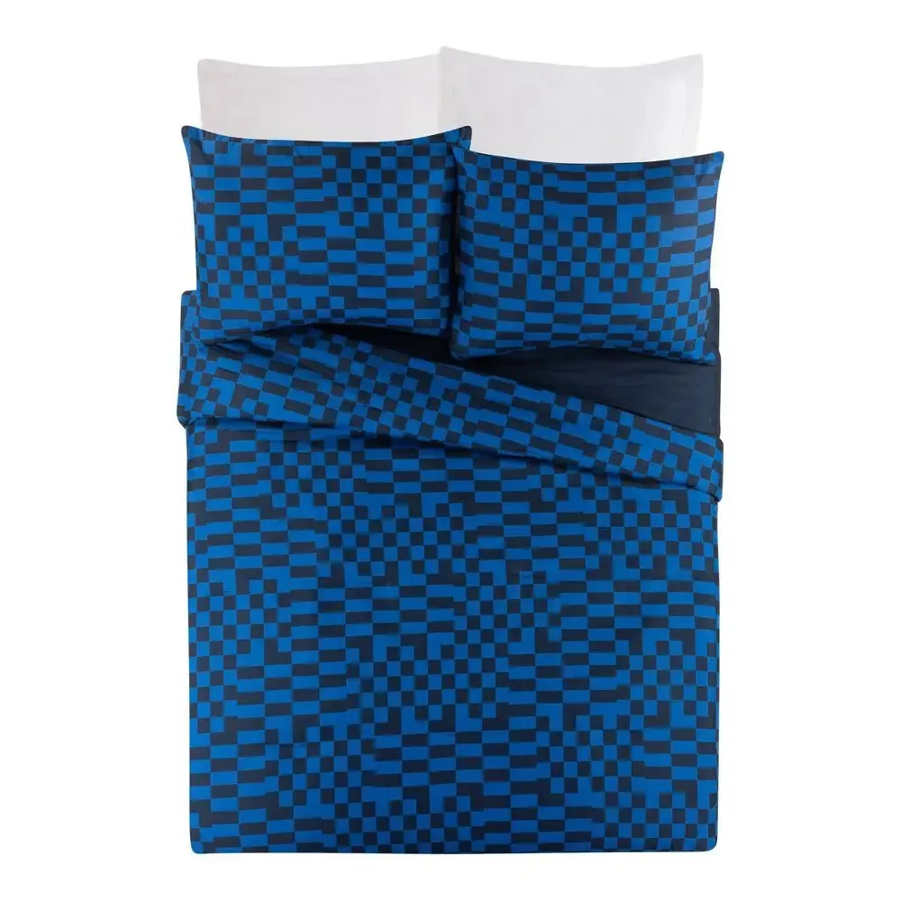 Full/Queen Teen Comforter Set Tonal Blue - Makers Collective