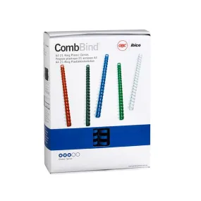 Gbc binding comb 25mm blue pk50