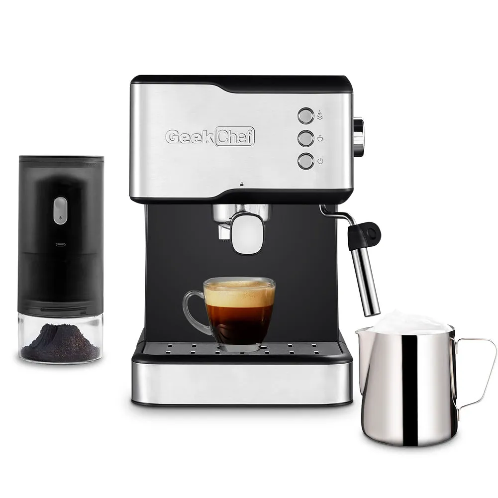 GEEK CHEF 1.5L Espresso Machine Coffee Maker