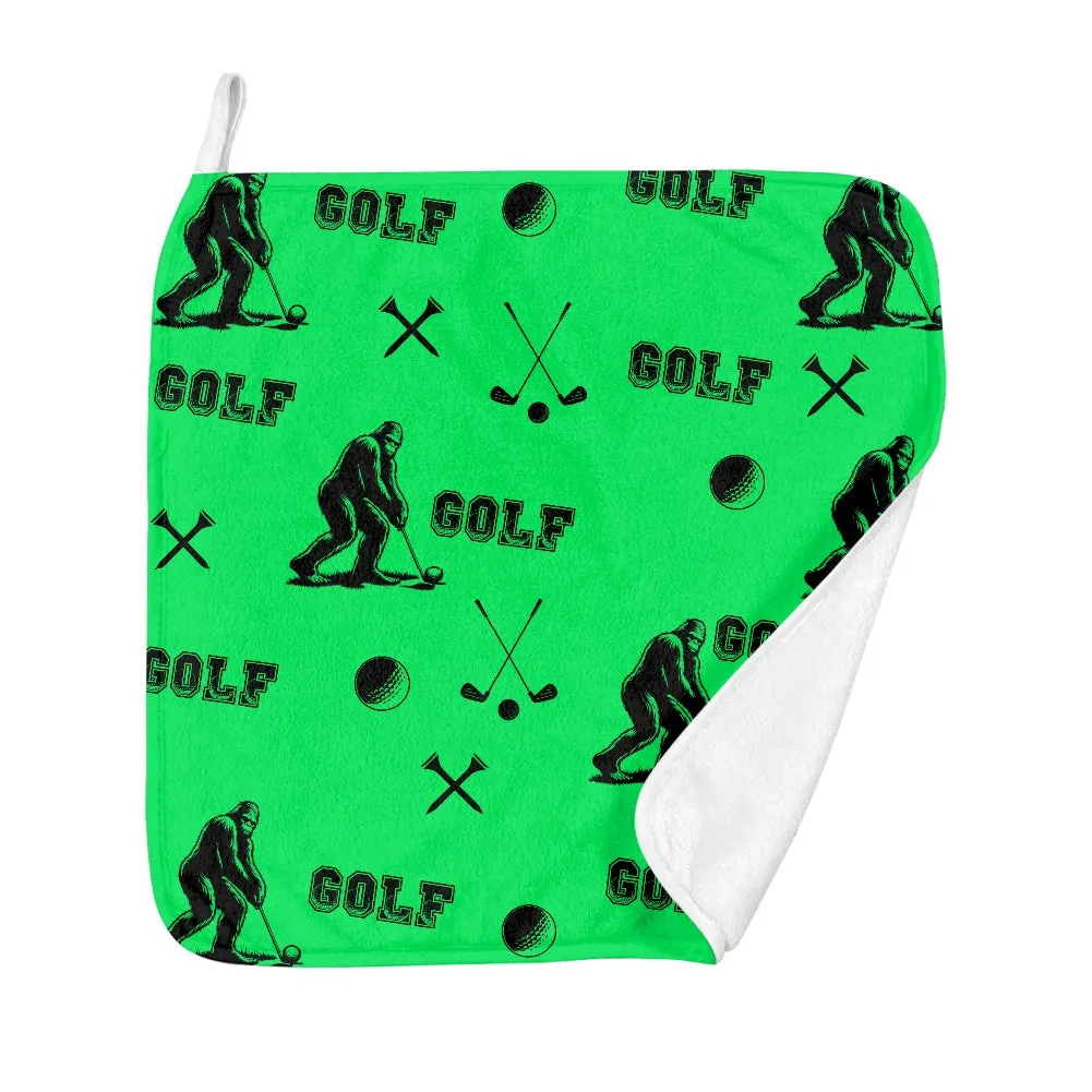 Golf Towel Big Foot Golfing