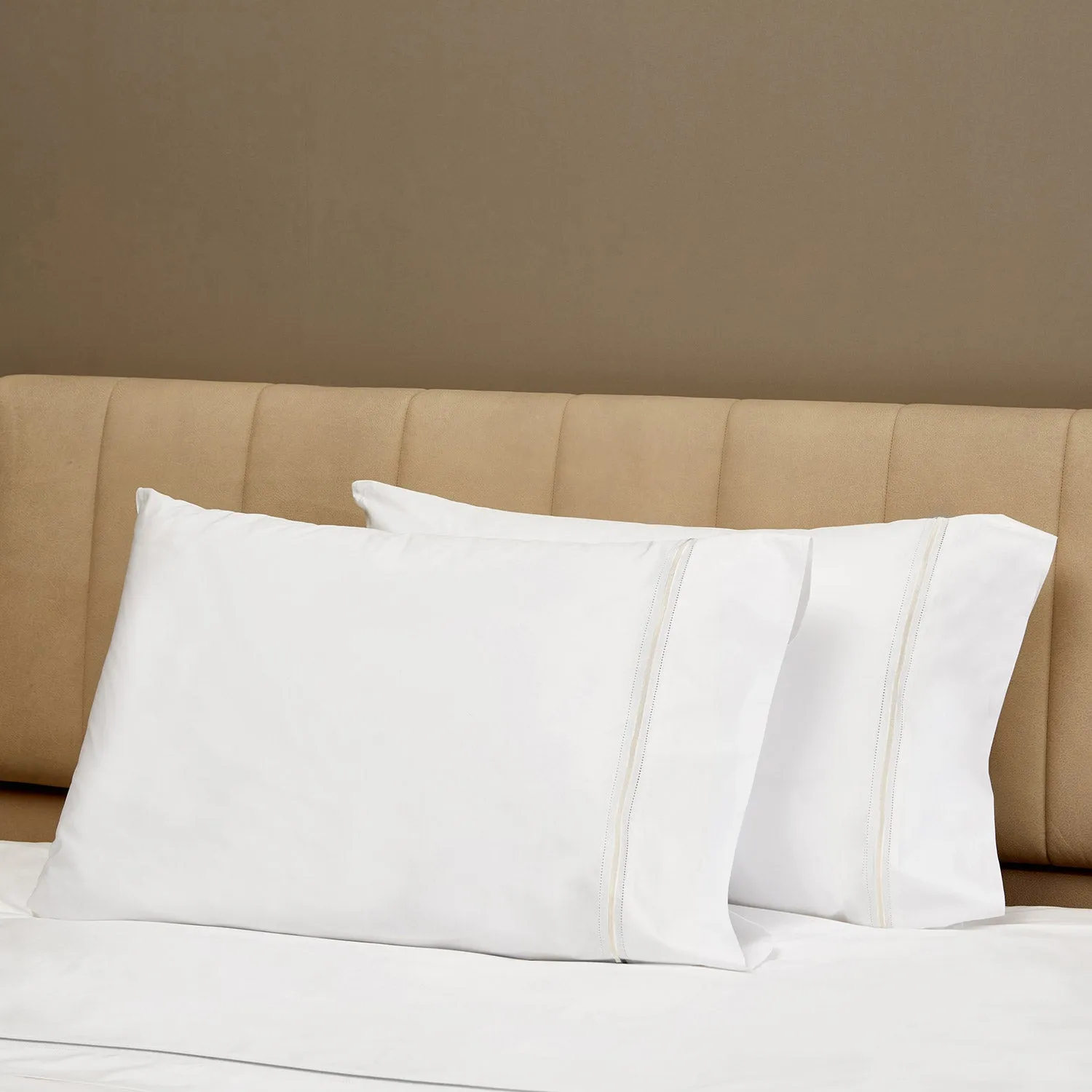 Gramercy Sheets & Pillowcases, White/Ivory