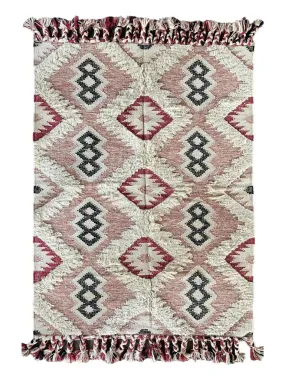 Hand Knotted Wool & Cotton RUG 38 (4.5x6.5 ft)