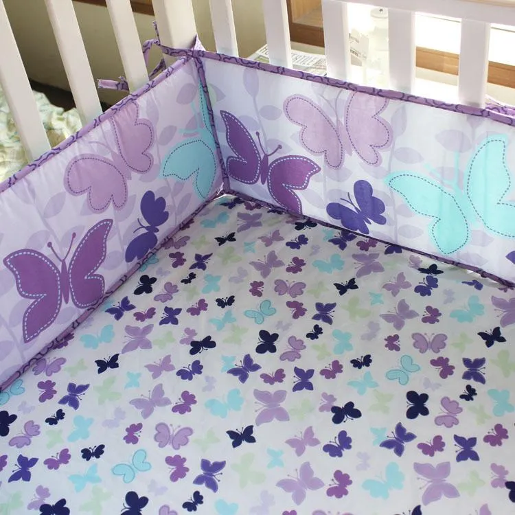 Happy Butterflies- Baby Crib Sheet