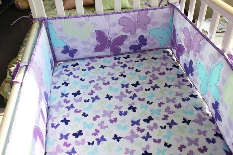 Happy Butterflies- Baby Crib Sheet