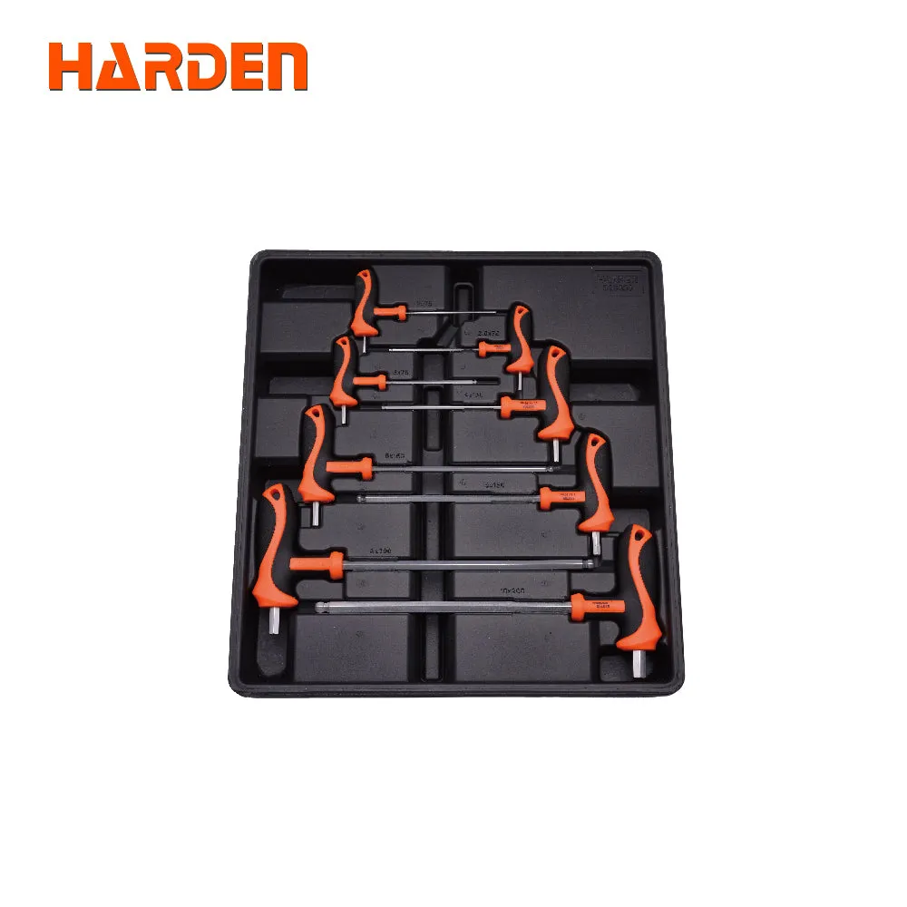 Harden 8pcs T handle hex key