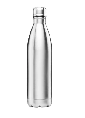 Heart Home Cola Stainless Steel Water Bottle,1000 ml (Silver) - (CTHH015187)