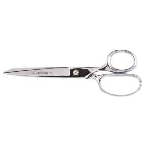 Heritage Cutlery 108CRS 8'' Straight Trimmer / Curved Blades / Serrated