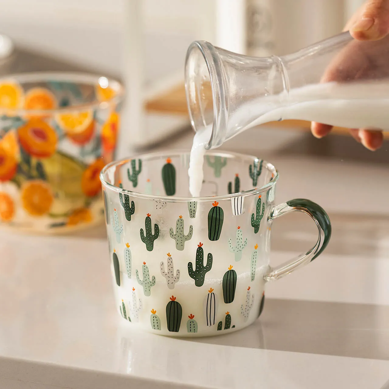 HighLand Printed Glass  Measuring Cups - Final Sale