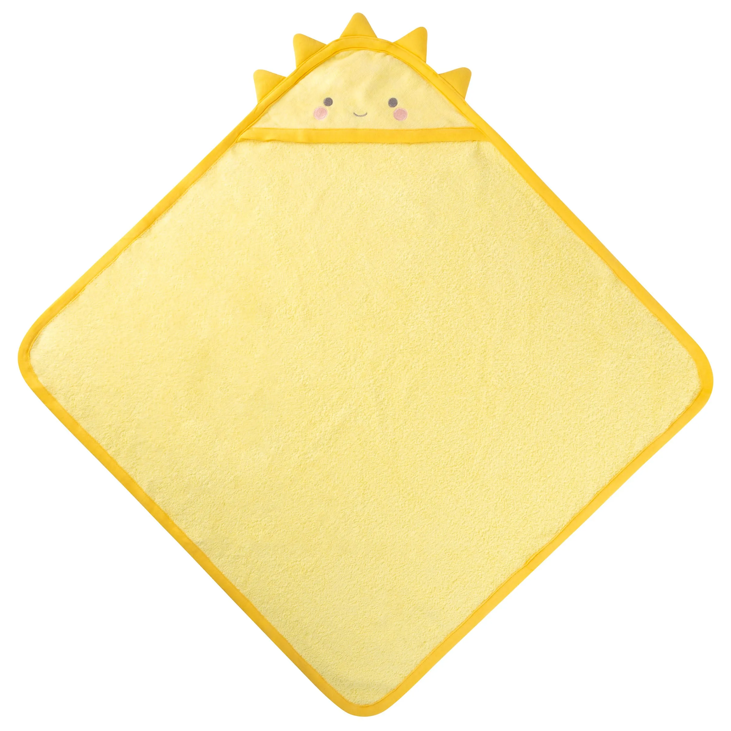 Hooded Baby Bath Towel, Sun