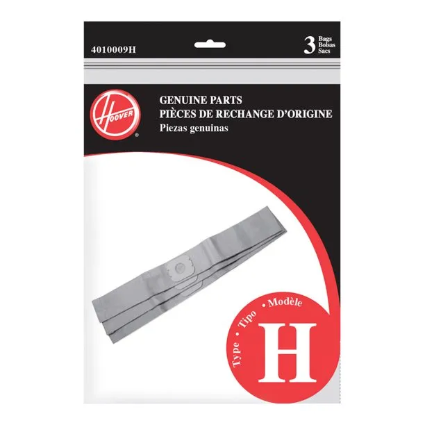 Hoover Type H Vacuum Cleaner Bags - 4010009H - 3 Pack