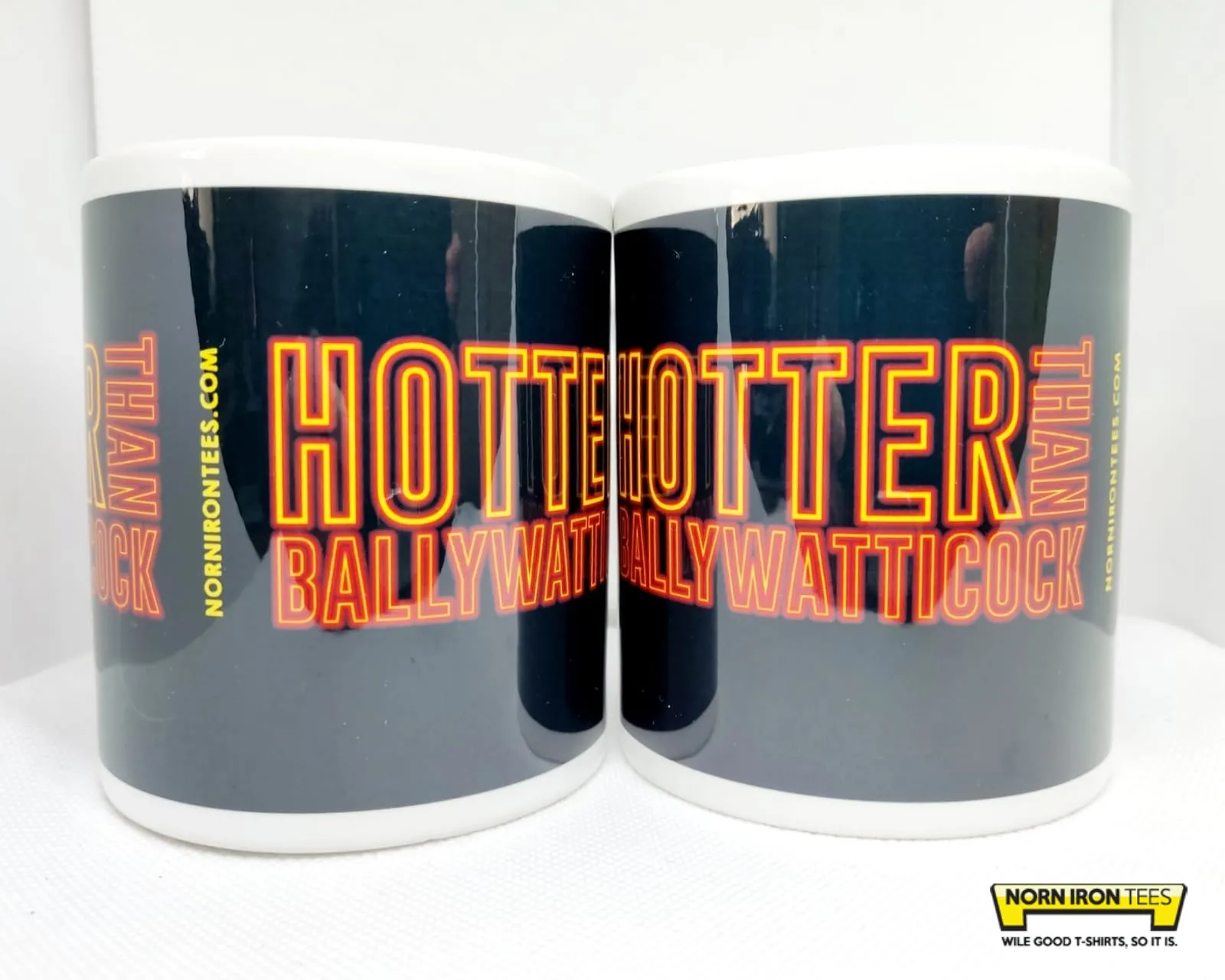 Hotter Than Ballywatticock mug