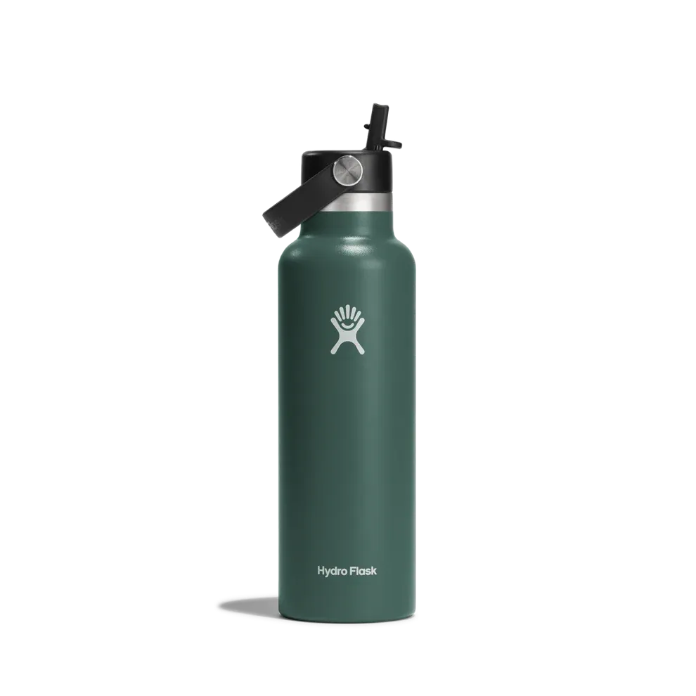 HYDRO FLASK 21oz Standard Mouth (621ml) with Flex Straw Cap