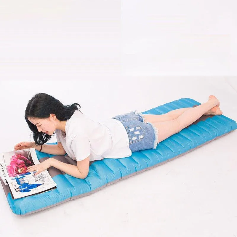 Inflated Sleeping Pad Lightweight Ergonomic Textured