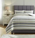 Isaiah Signature Design by Ashley Comforter Set Queen