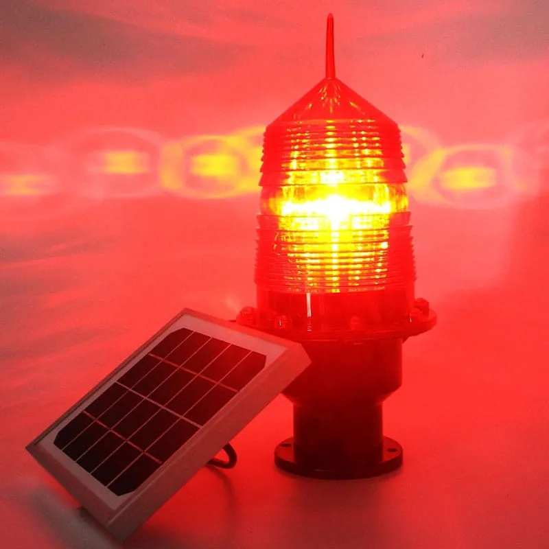 JW-SAL-001 Solar Warning Light for Telecom Tower|Marine|Aviation Obstruction