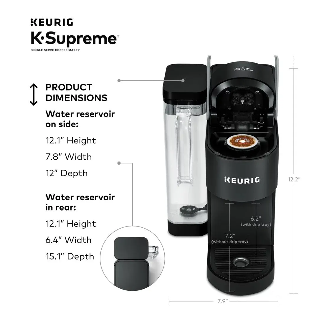 K-Supreme Single Serve Coffee Brewer 5000362101