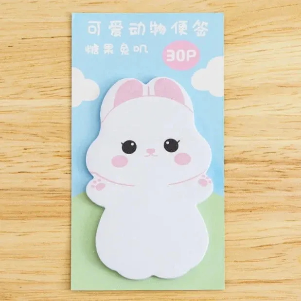 Kawaii Animal Hugs Sticky Notes