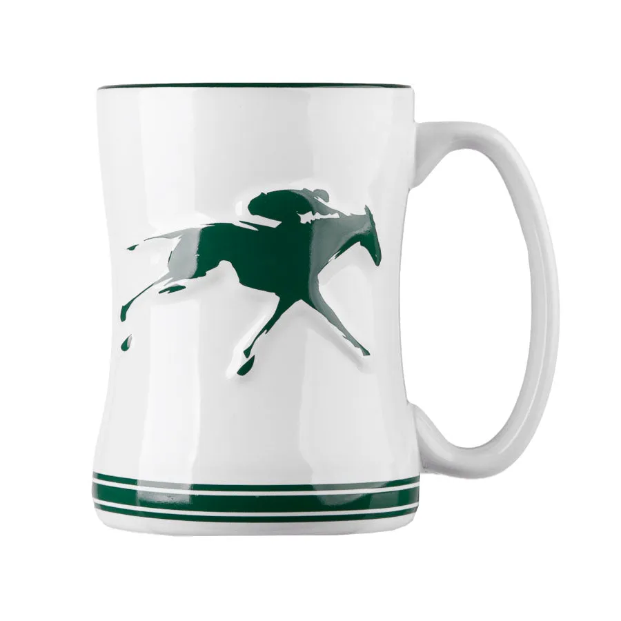 Keeneland Sculpted Mug