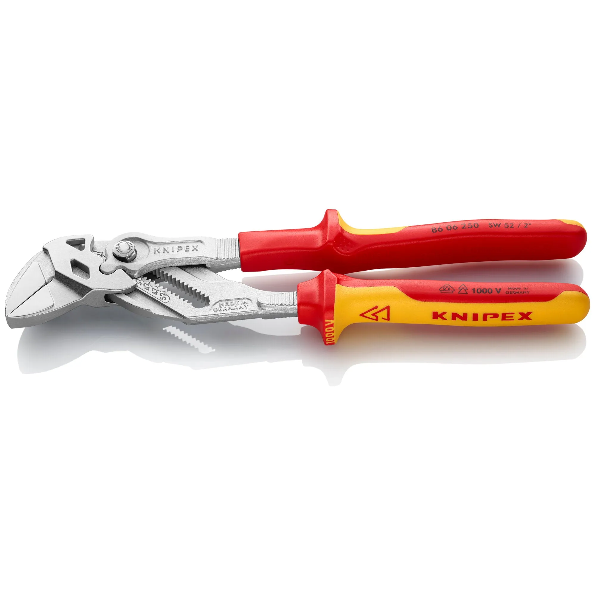 Knipex 86 06 250 US 10" Pliers Wrench-1000V Insulated