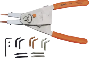 Lang 75 Retaining Ring Pliers w/ Automatic Ratchet Lock And Tip Kit