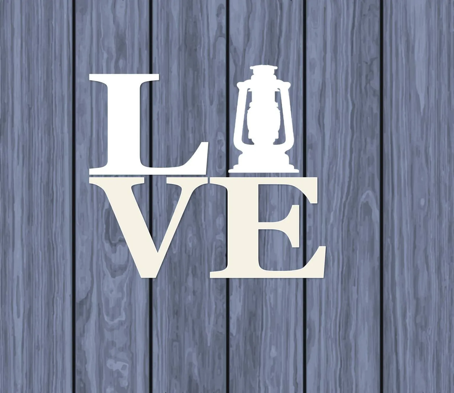 Lantern Love 6" Decal OS 007 Sticker oil hiking camping sticker lamps