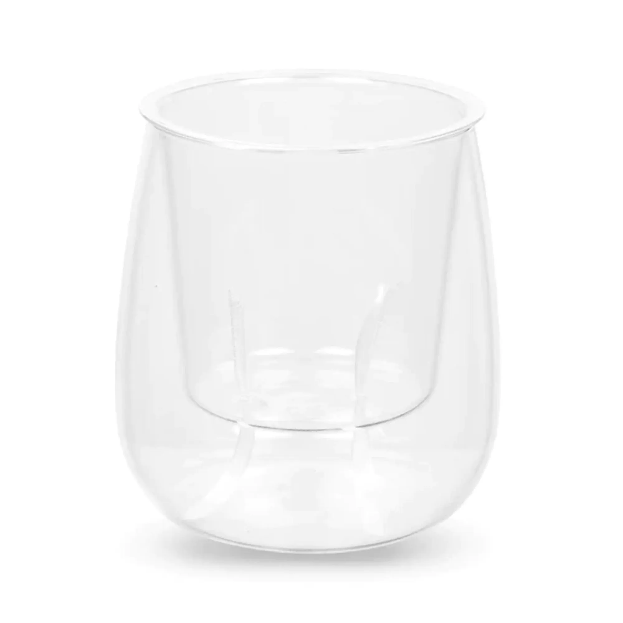 Large Self-watering Glass Pot