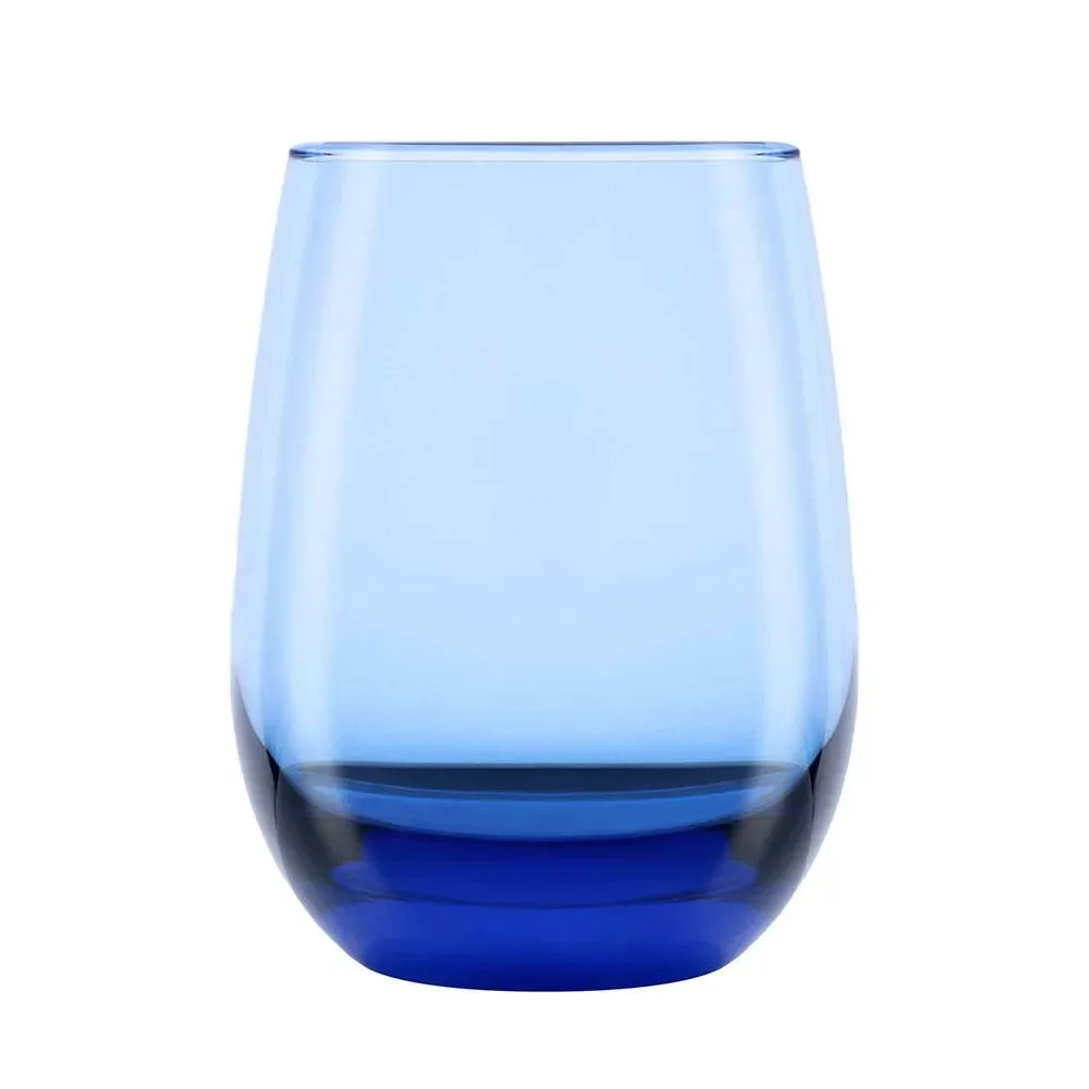 Libbey 231L 15.25 oz. Tidal Blue Stemless White Wine Glass - Case of 12 Pcs