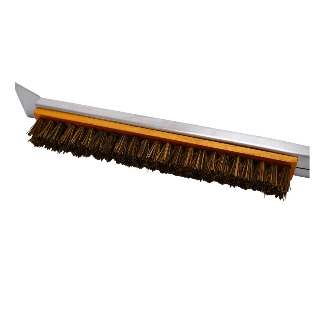 Lifespace Pizza Stone Cleaning Brush with Scraper