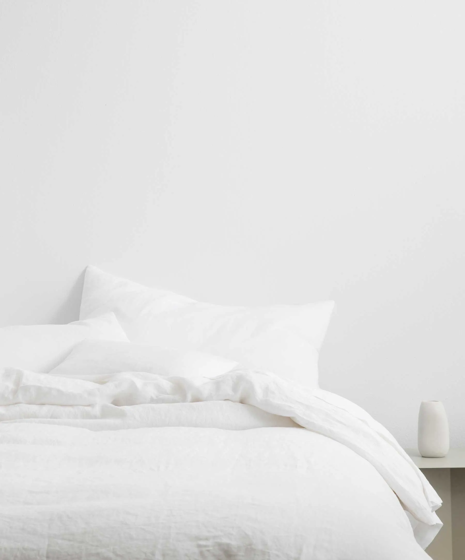 Linen Duvet Cover - White